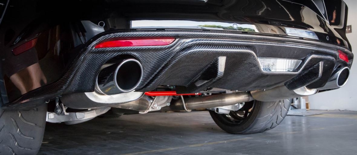 2015 17 Mustang Carbon Fiber Lg234 Rear Bumper Trim