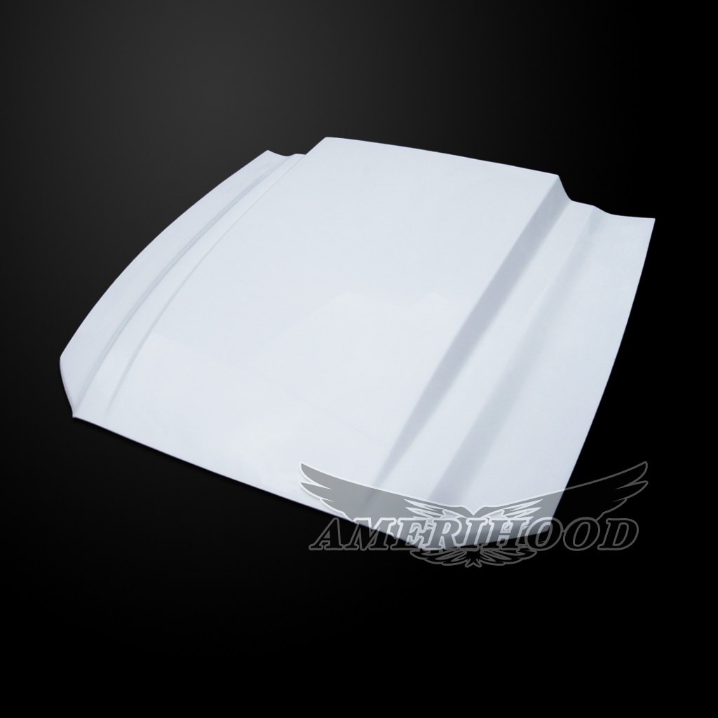 2010-2014 GT500 (2013-14 GT/V6) Mustang 3 Inch Cowl Style Functional Heat Extraction Hood by Amerihood (Fiberglass)
