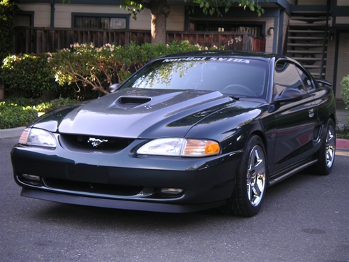 94-98 Mustang COBRA R SVO Scoop Hood (Fiberglass) A36 by Trufiber (3 ...